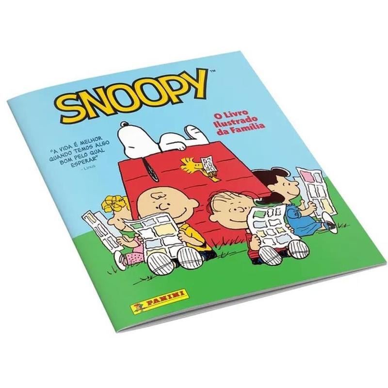 álbum de Figurinhas Snoopy Brochura Edição Especial com 264 Cromos